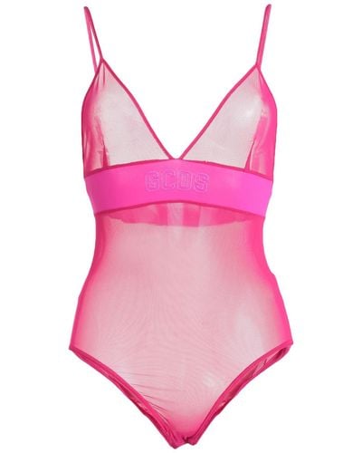 Gcds Lingerie Bodysuit - Pink
