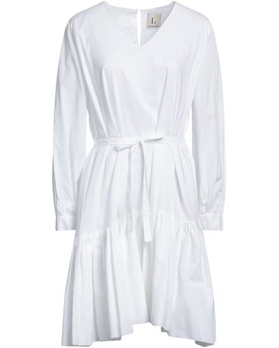 L'Autre Chose Mini Dress - White