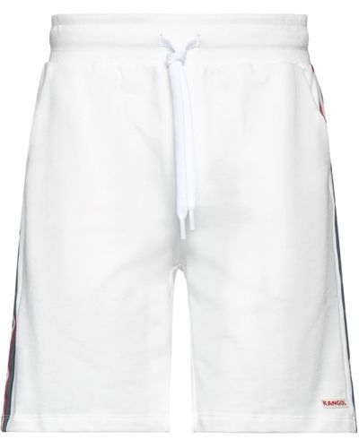 Kangol Shorts & Bermuda Shorts - White