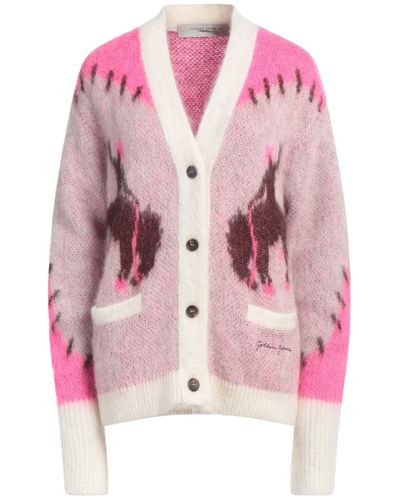Golden Goose Ivory Cardigan Mohair Wool, Polyamide, Wool - Pink