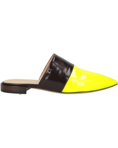 A.Testoni Mules & Clogs - Yellow