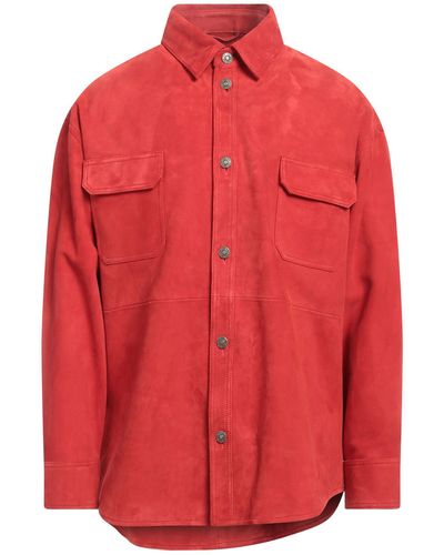 424 Shirt Lambskin - Red