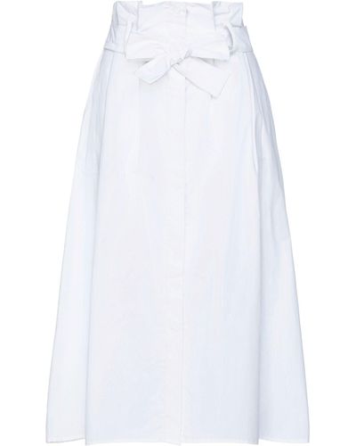 Kaos Long Skirt - White