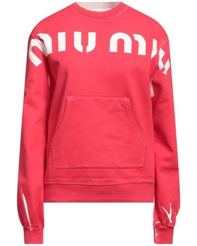 Miu Miu Sweat-shirt - Rouge
