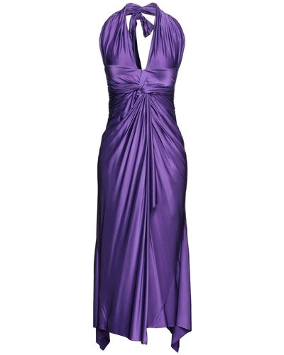 Alexandre Vauthier Midi Dress - Purple