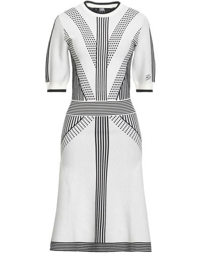 Karl Lagerfeld Midi Dress - White