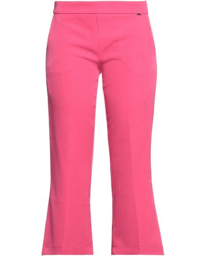 NUALY Cropped Trousers - Pink