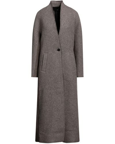 Isabel Benenato Overcoat & Trench Coat - Brown