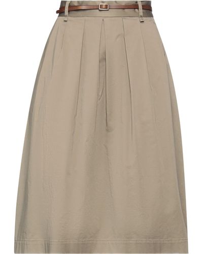 ALESSIA SANTI Midi Skirt - Natural
