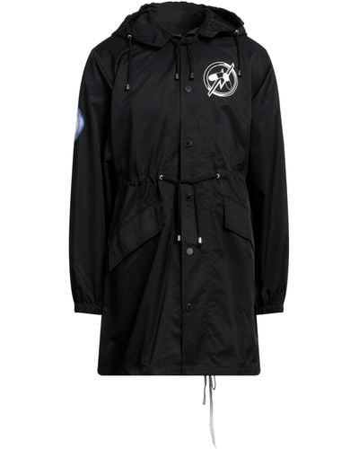 Passarella Death Squad Overcoat & Trench Coat - Black