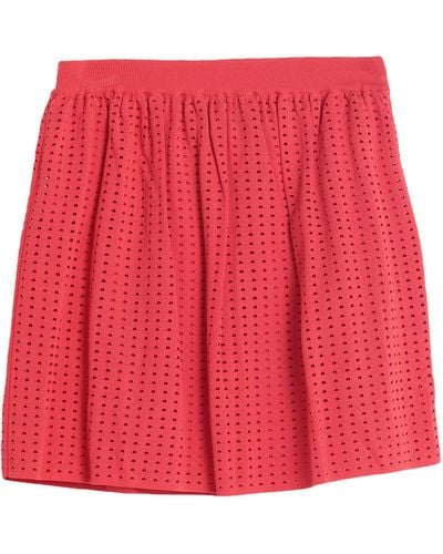 Boutique Moschino Mini Skirt - Red