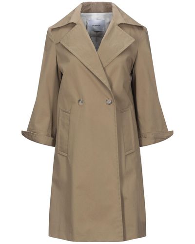 Dondup Overcoat & Trench Coat - Natural
