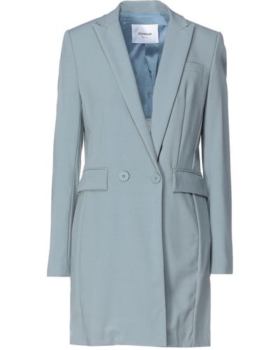 Dondup Overcoat & Trench Coat - Blue