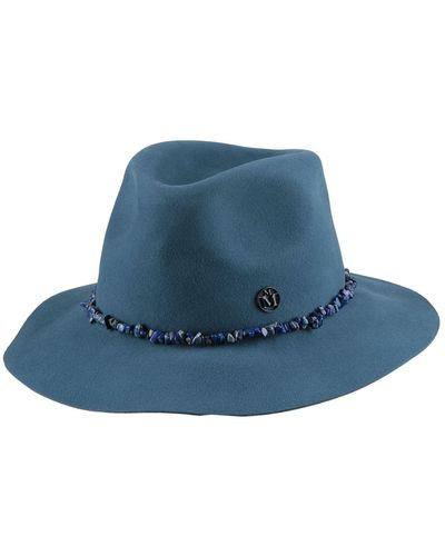 Maison Michel Hat - Blue