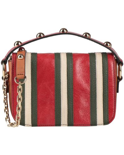 Red(V) (V) -- Handbag Leather - Red