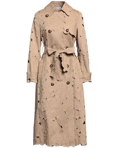 RED Valentino Overcoat & Trench Coat - Natural