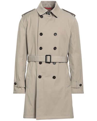 Fay Overcoat & Trench Coat - Natural