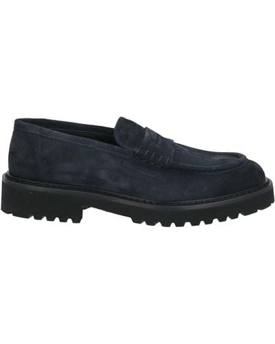 Doucal's Midnight Loafers Leather - Blue