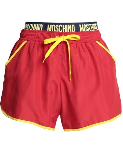 Moschino Beach Shorts And Trousers - Red