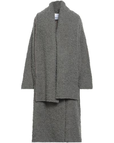 Erika Cavallini Semi Couture Manteau long - Gris