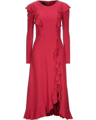 Giambattista Valli Midi Dress - Red