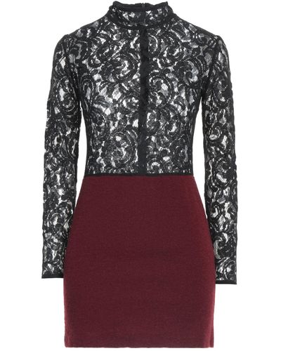 Gaelle Paris Mini Dress Acrylic, Virgin Wool, Polyester - Black
