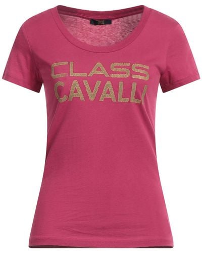 Class Roberto Cavalli Camiseta - Rosa