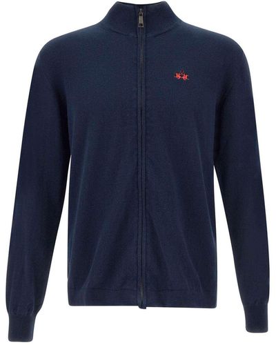 La Martina Rollkragenpullover - Blau