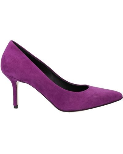 NINNI Court Shoes Leather - Purple