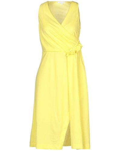 Patrizia Pepe Midi Dress - Yellow