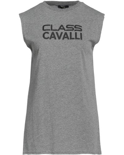 Class Roberto Cavalli T-Shirt Cotton, Polyester - Gray