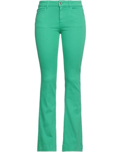 Nenette Pantaloni Jeans - Verde