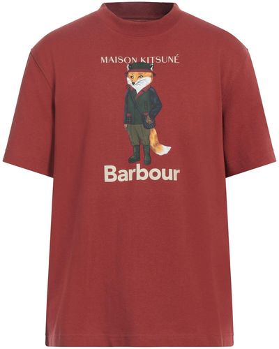 Barbour x Maison Kitsuné T-shirt - Red