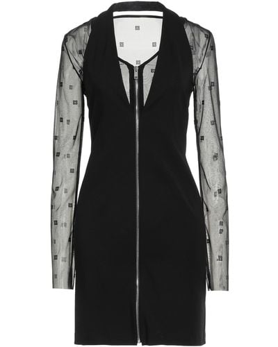 Givenchy Mini Dress Viscose, Polyamide, Elastane - Black