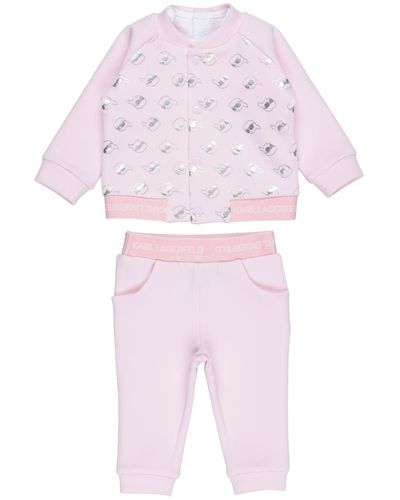 Karl Lagerfeld Completo Baby - Rosa