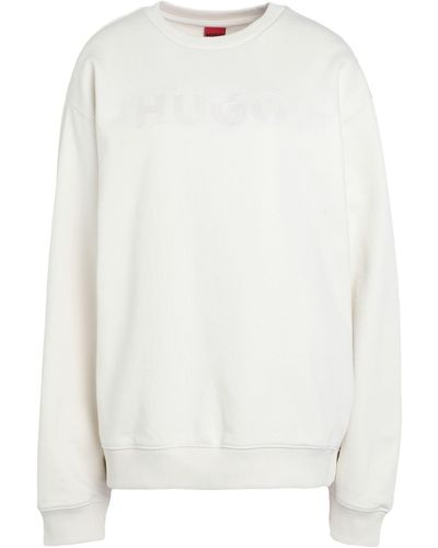 HUGO Sweatshirt - Weiß
