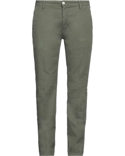 Yan Simmon Military Pants Cotton, Elastane - Green