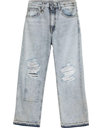 R13 Pantalon en jean - Bleu