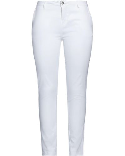 CafeNoir Trousers - White