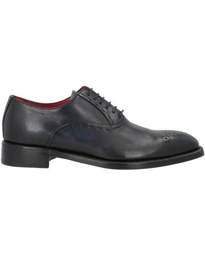 Barrett Midnight Lace-Up Shoes Leather - Gray