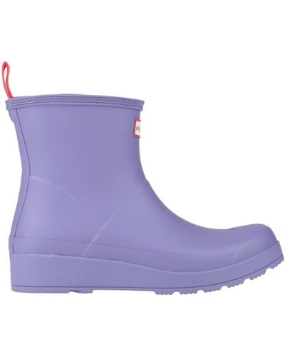 HUNTER Ankle Boots - Purple