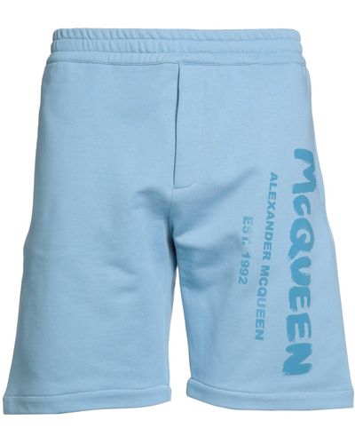 Alexander McQueen Shorts E Bermuda - Blu
