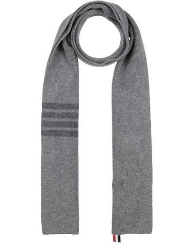 Thom Browne Scarf Cashmere - Gray