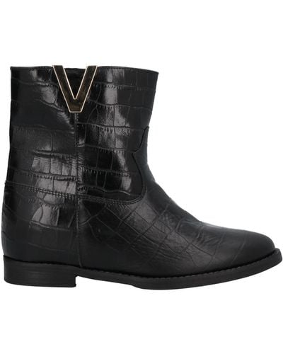 CHAMP DE FLEURS® Ankle Boots - Black