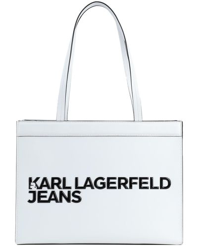 Karl Lagerfeld Schultertasche - Weiß