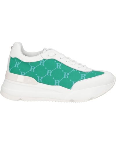 Rucoline Emerald Sneakers Calfskin, Polyester, Pes - Green