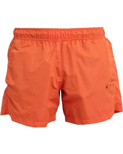Off-White c/o Virgil Abloh Nylon Swim Shorts - Orange