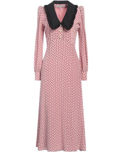 Alessandra Rich Maxi Dress - Pink
