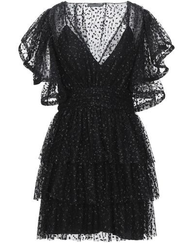 Alberta Ferretti Short Dress - Black
