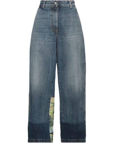 Palm Angels Pantaloni Jeans - Blu